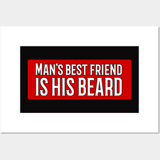 Man's best friend is his beard Posters and Art